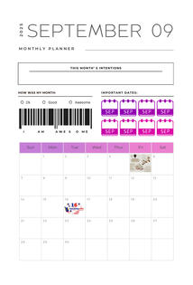 Monthly Layout